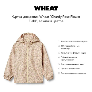 Куртка-дождевик Wheat, алхимия цветов